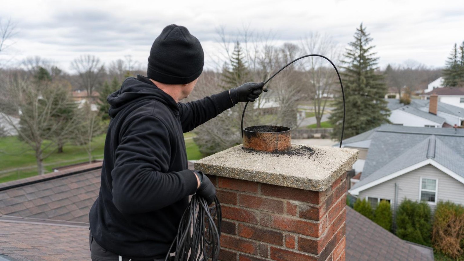 Practical chimney sweep & inspection in Willoughby